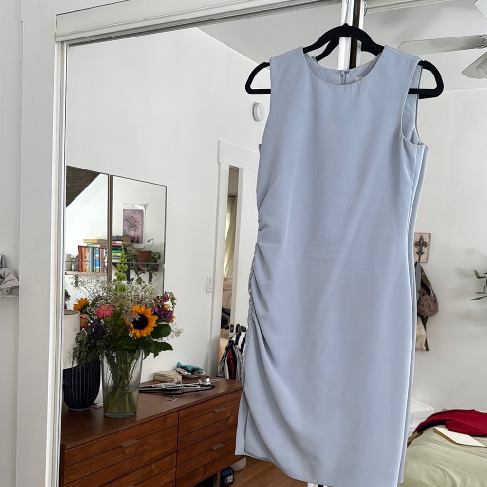 Milly Light Blue Midi Dress